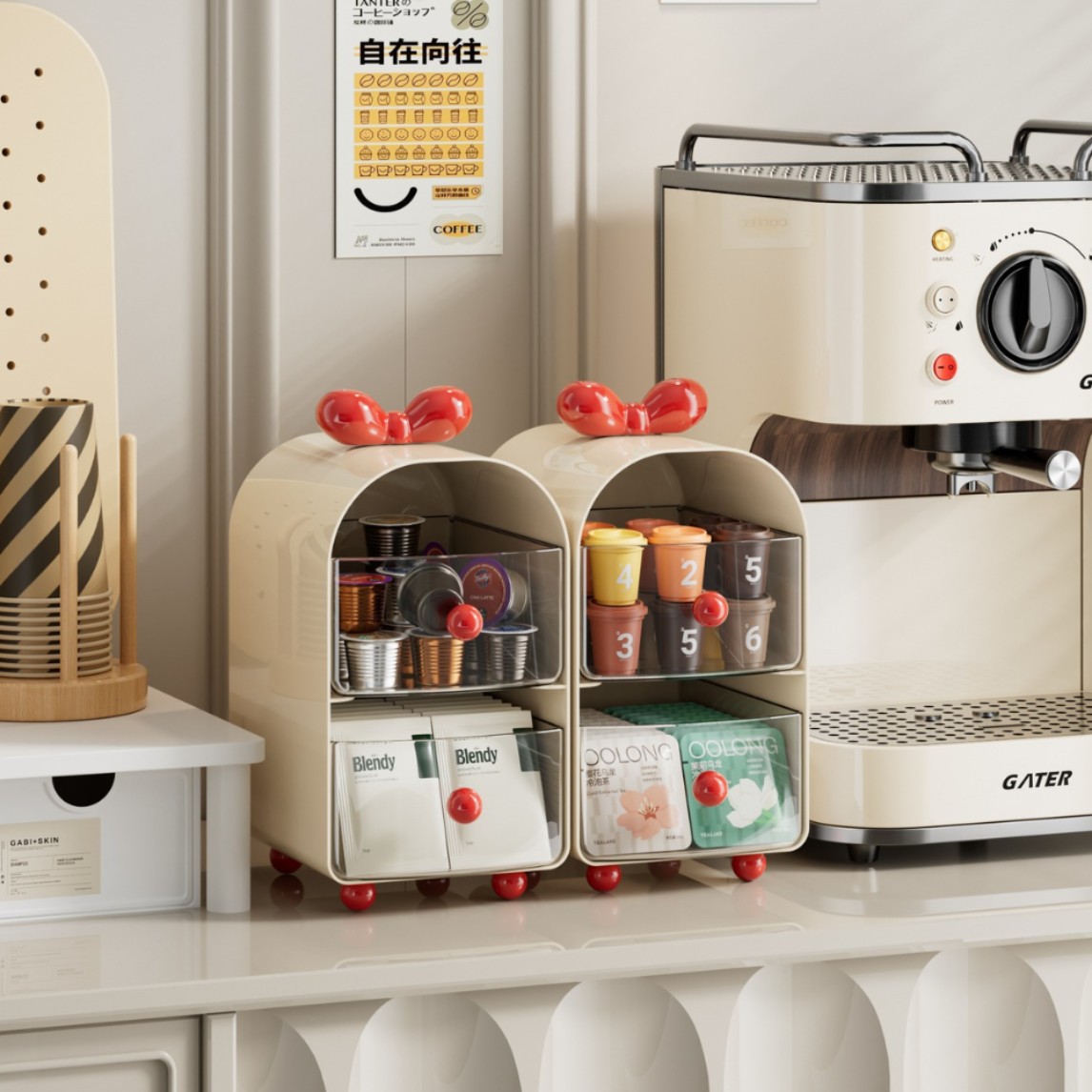 Creamy Coffee Capsule Organize - Coffee Tea Bags avis et prix