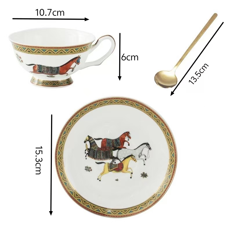 Porcelain Tea Cup and Saucer S - Coffee Tea Gift avis et prix