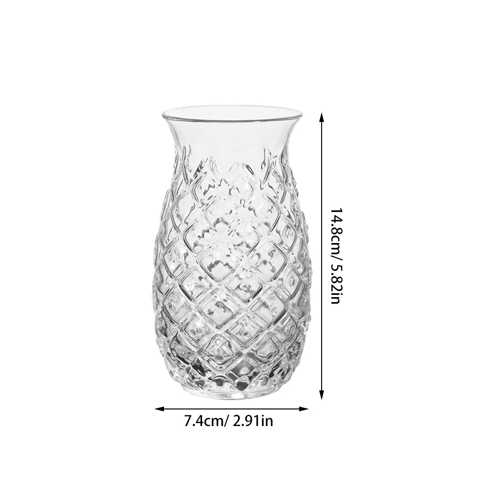 1Pcs Pineapple Embossed Glass  - Coffee Tea Gift avis et prix