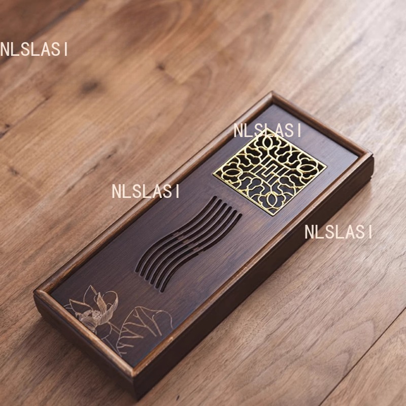 Lotus Bamboo Dry Soaking Plate - Bamboo Tea Tray avis et prix