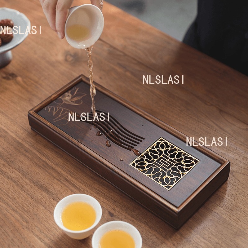 Lotus Bamboo Dry Soaking Plate - Bamboo Tea Tray avis et prix