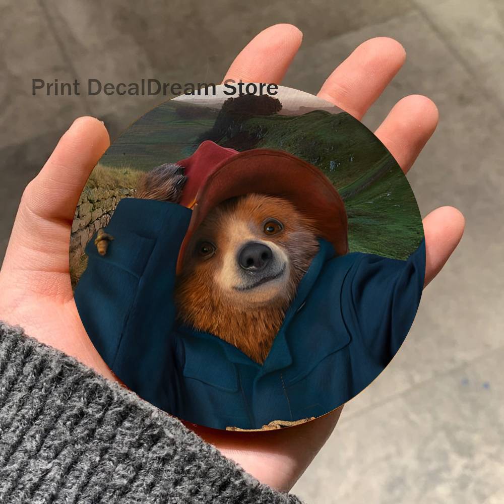 P-Paddington Bear Wood Coaster - Coffee Tea Gift Set avis et prix