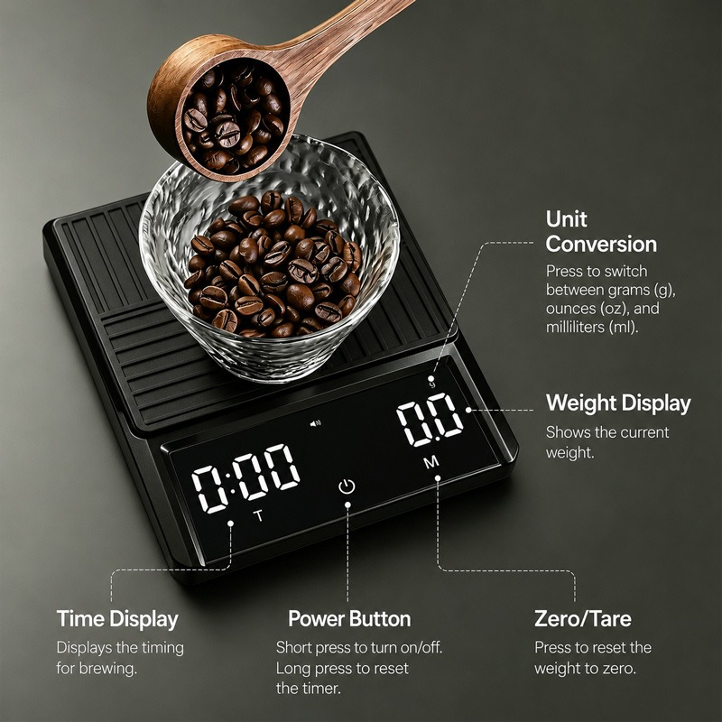 Professional Pour Over Coffee  - Coffee Bean Scale avis et prix
