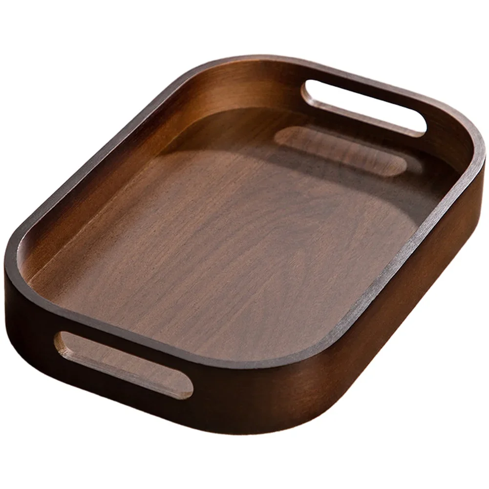 Wooden Tea Tray With Handles M - Coffee Tea Stand avis et prix