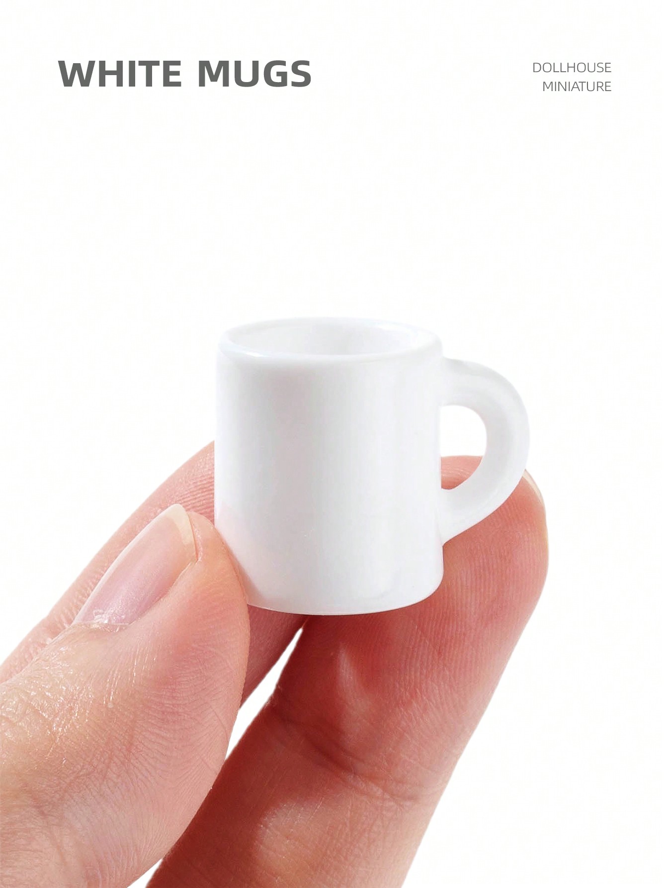 10pcs Dollhouse Miniature Whit - Coffee Tea Mugs avis et prix