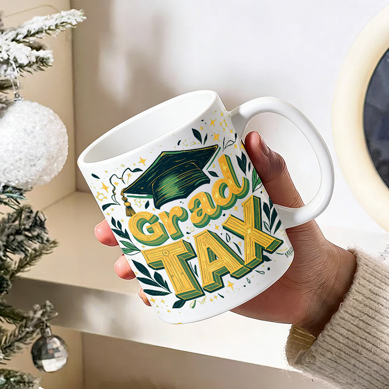 Vintage 3D Font 'Grad TAX' Cer - Coffee Tea Font avis et prix