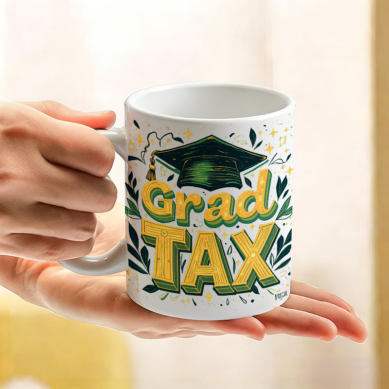 Vintage 3D Font 'Grad TAX' Cer - Coffee Tea Font avis et prix
