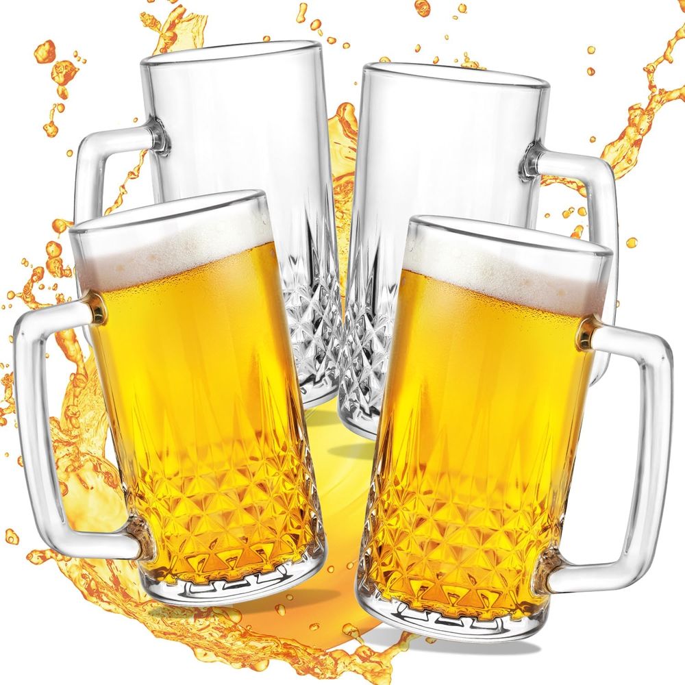 20 oz Heavy Glass Mugs Set of  - Coffee Tea Gift avis et prix