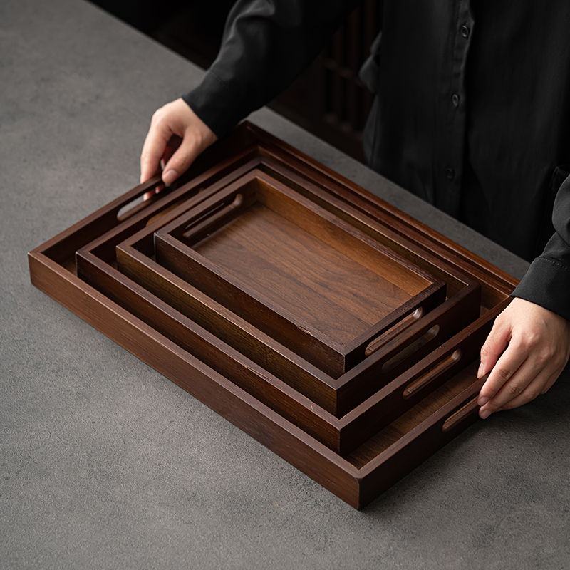 Large Size Rectangular Bamboo  - Bamboo Tea Tray avis et prix
